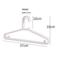 18pcs Heavy Duty Space Saving Children's Hangers | Maintain Tidy Clothing, Suitable For Coats, Shirts And Garments, Great For Wardrobe Organization And Daily Use