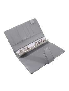 1 buc PU piele A6 planificator organizator portofele buget binder cu plicuri de numerar buzunare fermoar buget husă binder pentru bugetarea și organizarea numerarului