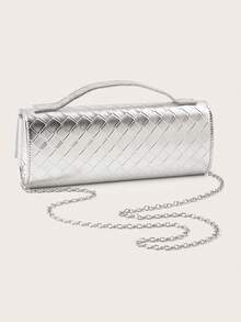 REMANLAND Fashion Shiny Crocodile Pattern Handbag, Luxury Women's New Party Bag Clutch, Exquisite Long Prom Bag, Suitable For Women's Party, Wedding, Dinner, Banquet Evening Bag, Suitable For Party Girls, Ladies, Suitable For Women, Very Suitable For Party, Wedding, Prom, Dinner/Banquet, The Best Gift For Women