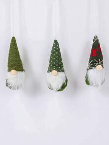 3pcs/Set Christmas Faceless Old Man, Christmas Gnome Hanging Decoration, Winter Home Decoration, Christmas Tree Decor Pendants, Christmas Party Favors Decoration, Perfect For Holiday Decor, Home, Office, And Window Display, Festivals Decor, Room Decor, Home Decor, Offices Decor, Theme Party Decor, Christmas Decor Christmas Decorations
