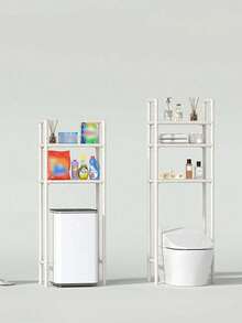 1 件实用马桶储物架，2-3 层浴室马桶架，独立式储物整理架，易于组装节省空间的房间装饰浴室装饰浴室储物架