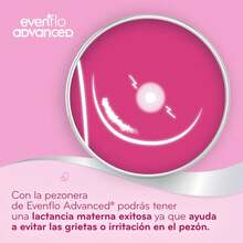 Advanced by Evenflo Pezoneras de silicón para la lactancia, 2 piezas con estuche, Lactancia, MEX., 2 count, 1 - Pezoneras - Ver 3