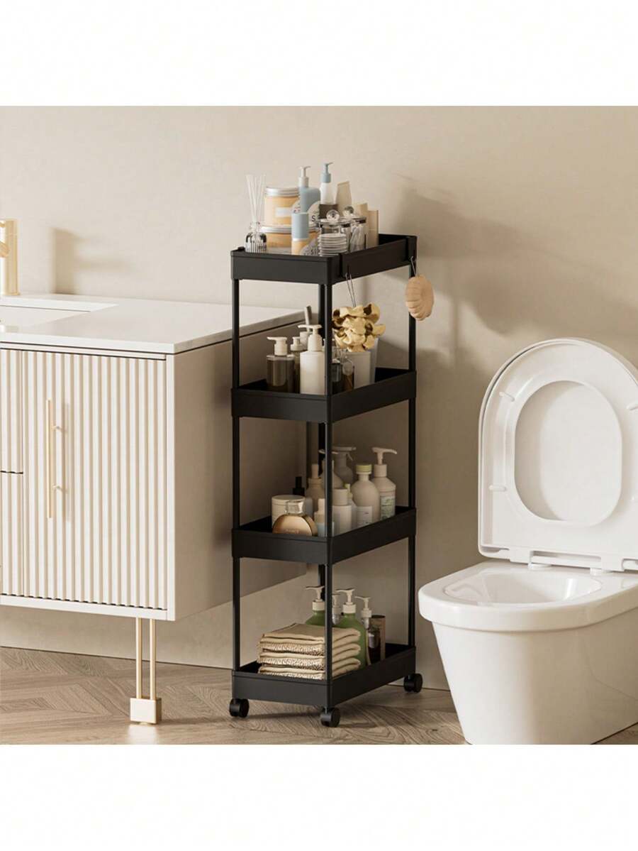 YUQING.FC Crockery Cabinet & Kitchen Storage, Storage Racks - Black - View 1
