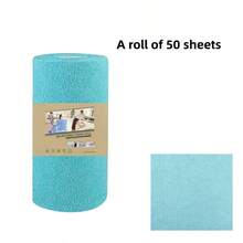 1pc (20 Pieces/50 Pieces) Of Microfiber Towel Rolls, Tearable Cleaning Towels, Ultra-Fine Fibers, Multi-Functional Absorbent Cleaning Tissues Suitable For Car Soft Cleaning Cloths, Napkins, Kitchen Towels, Lazy Towels, Cleaning Supplies, Cleaning Tools, Kitchenware, Household Items, Household Cleaning Supplies - Multicolor - View 20