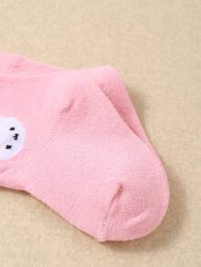 30/20/10/5/1 Pairs Baby Girls' Pink Series Casual Sheer Ankle Socks, Featuring Minimalist Striped, Daisy And Bow Designs, Suitable For Toddlers, All Seasons. Christmas/Thanksgiving Gift, Ankle Socks - Multicolor - View 5