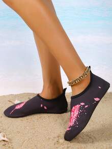 New Beach Shoes, Anti-Slip Water Socks, Breathable Running Shoes, Soft Bottom Diving Shoes, Unisex For Water Park, Anti-Cut Snorkeling Shoes