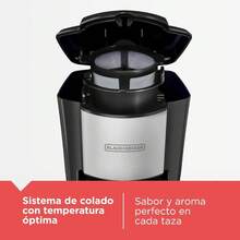 Juego de Cafetera Individual (Incluye Taza Termo de 16 Onzas, Pantalla de Filtro Permanente, Función de Apagado Automático) Modelo CM618 - Terrenos de un solo servicio - Ver 9
