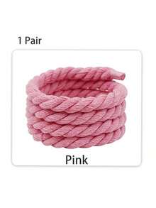 1 paire de lacets tressés faits main, épais et durables, convenant aux chaussures décontracté, chaussures de sport, chaussures en canevas et autres décorations de chaussures, décoration de Noël, Noël
