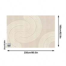 1 件现代简约抽象几何线条地毯，100% 涤纶，北欧 INS 风格浅色 - 仿羊毛纹理，家用地毯，适用于客厅、卧室、宿舍、入口通道、露台，可机洗，四季大尺寸垫子，美观的家居装饰 - 彩色 - 查看 12