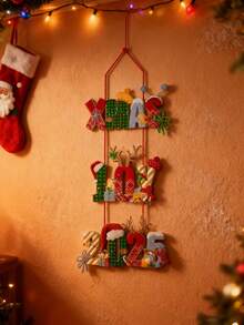 2 pezzi - Decorazione natalizia per appendere alla porta, Buon Natale 2025 Appendino per porta, Decorazione perfetta per la famiglia a Natale, Decorazione festiva per parete e portico, Striscione natalizio appeso, Decorazione da parete per feste di Natale, Decorazione per tenda della porta di Natale, Decorazione natalizia per la casa, Regalo di Natale