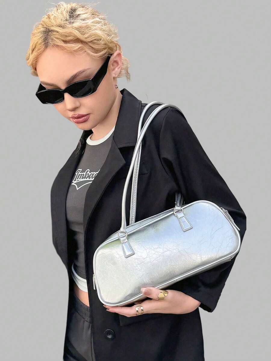 DareSee 方形简约黑色防紫外线时尚眼镜，适合日常或夏季旅行，可作沙滩太阳镜、女士沙滩配饰、基础款太阳镜，搭配毛衣、牛仔裤、运动裤、连帽衫、外套、连衣裙和长袖衬衫，适合音乐节、Y2KFest、返校季、秋季、圣诞节、冬季和圣诞节礼物。 - 深灰色 - 查看 1