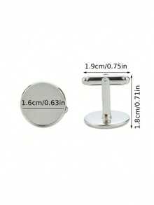 suteyi Heartfelt Wedding Cufflinks - Fashionable Father's Day & Special Occasion Gift Valentines - Silver - View 4