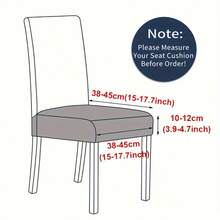 1/4/6 pezzi Cuscini per sedia in tessuto twill antiscivolo, imbottiti, di colore unito, per decorazione di casa, cucina, sala da pranzo - Multicolore - Visualizzare 4