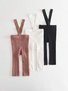 3条装婴儿打底裤，柔软舒适，儿童紧身裤/裤子 - 彩色 - 查看 26