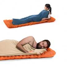 1pc Elastic Sleeping Bag Liner Outdoor Camping High Elastic Sleeping Bile Travel Hotel Bed Sheet Dirty Portable Thin Four Seasons High Elastic Ultra Light Mummy Quilt Portable Camping Sleeping Bag