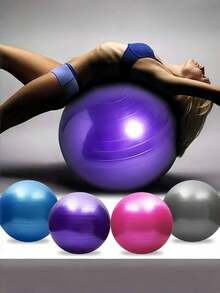 1 Set Thick Anti-Burst Yoga Ball, Women's Sensory Integration Training Specific Birthing & Massage Ball, Suitable For Pregnant Women - Multicolor - View 5