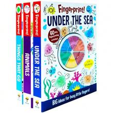 Fingerprint! Activities Series 3 Books Set (Things That Go, Under The Sea, Animals) - Sets - View 1