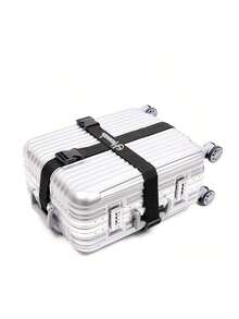 1pc Custom Embroidered Luggage Strap - Customizable Name, Text, Luggage Packing Strap Anti-Theft Multi-Function Hanging Buckle, Sturdy Closure Design, Durable Outer Strap, Outdoor Sports Fixing Strap, Portable Travel Anti-Theft Buckle Luggage Strap, Jacket Clip, Backpack Clothes Clip, Bag Clip For Carrying Support, Available In A Variety Of Colors, Travel Essentials, Gifts For Friends And Family Who Love Traveling