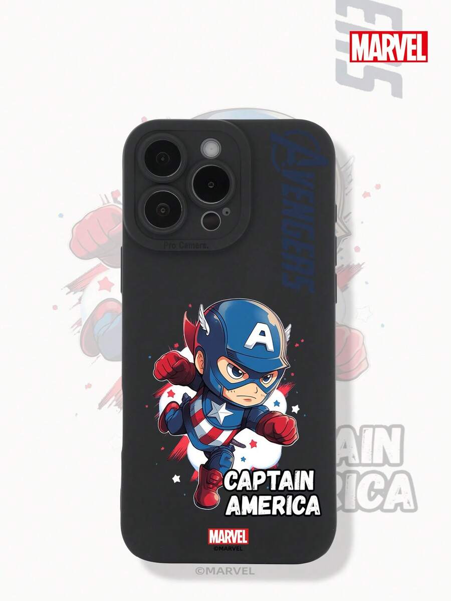 Marvel Funda de teléfono oficial con diseño de Marvel, antideslizante, a prueba de caídas, resistente a golpes y arañazos, compatible con iPhone 17, 17 Pro, 17 Pro Max, 11, 12, 13, 14, 15, 16 Pro, 16 Pro Max, 14 Plus, 15 Plus, 16 Plus, XR, XS Max