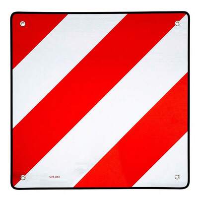 Znak odblaskowy z wystającym ładunkiem 500 x 500 mm