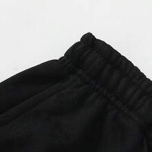 2025 New Style Fashion Unisex Spider Web Foam Print Hip Hop Loose Heavyweight Terry Hoodie - 黑色 - 查看 9