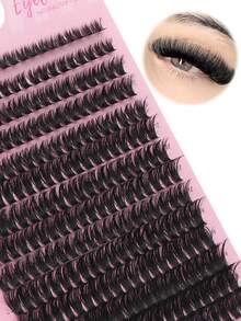 280 Fiber Eyelashes, Lightweight & Dense Design, Ultra-Fine Hair For Comfort, Extended Tips 8-16mm, Perfect For First-Time Party Attendees - D - Ver 6