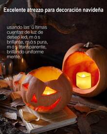 MAOXINGREN 24pcs Velas LED Sin llama, Velas votivas sin llama, velas falsas electrónicas parpadeantes sin llama, velas LED de batería, velas de vacaciones, hogar, boda, decoraciones de mesa - 1 - Ver 4