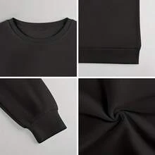 Super Soft And Comfortable Black Sweatshirt With "My Mind Is Like My Internet Browser - 19 Tabs Open, 3 Frozen, No Idea Where The Music's From" Humorous Text Print, Perfect For Tech Lovers, Those Who Relate To Multitasking Chaos, And Casual Daily Wear, Offering Exceptional Comfort And A Relatable Tech - Themed Humor Style - màu đen - Xem 3