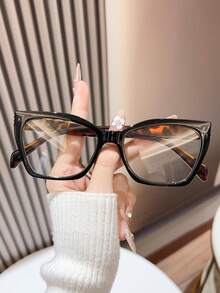 1副聚碳酸酯（PC）女士猫眼框老花镜，Y2K休闲日常时尚必备，适合阅读书籍和使用智能手机 - 白色 - 查看 16