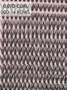 280 pezzi ciglie a grappolo 30D Fai da te Estensioni di ciglie individuali a lunga durata Vassoio misto Faux Mink Lash Clusters Estensioni 0.07Nero (30D-0.07D-9-16mm) Grappoli di ciglie, Grappoli di ciglie, ciglie individuali, ciglie, ciglie finte