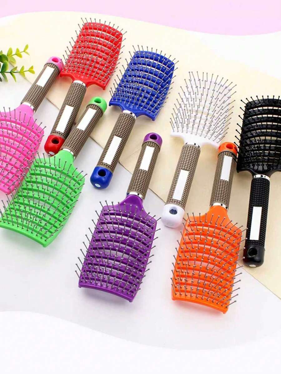 9pcs/Set Curved Volumizing Detangling Comb, Massage Comb, Pomade Comb, Wide Tooth Comb, High Crown Smoothing Comb ,Hair Styling Tools ,Hair Styling Kit
