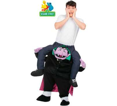 M.O.M Disfraz a hombros de Conde Draco para adultos, talla Unitalla, ✅ Entrega 24/48h a España, Incluye Personaje y piernas simuladas, Disfraz de Deluxe, Dibujos animados y Cuentos, Películas, Cine y Tv, Terror, perfecto para Halloween, de material 100% Poliéster