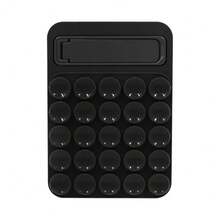 2-In-1 Silicone Suction Cup Phone Holder, With Suction Cup And Stand, Compatible With Iphone And Android Phones, Selfie, Video And Live Streaming Sticky Stand, Strong Suction Silicone Phone Protective Case, With Metal Stand Foldable On Desktop, TPU Soft Leather Texture Anti-Slip, Fashionable And Multifunctional - Multicolor - View 15