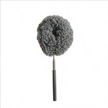 قطعة واحدة من جامع الغبار لتنظيف مراوح السقف مع عصا تمديد - رأس من الميكروفيبر قابل للفك والغسيل، طرف ناعم كالريش مناسب للتنظيف الخفيف، قابل للتعديل لتصميم السقف والمراوح والأثاث والسيارات - أداة تنظيف خفيفة الوزن، هدية عيد الميلاد، جامع غبار مروحة السقف، أداة صيانة المنزل، مقبض إرجونومي، بنية متينة، فرشاة غبار، جامع غبار صغير، بناء قوي، ضروري للاستخدام المنزلي