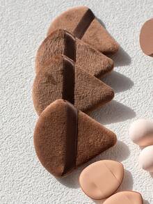 22pcs Makeup Brush Set, 4pcs Powder Puff, 2pcs Makeup Sponge, 6pcs Mini Makeup Sponge, 4pcs Large Makeup Sponge, 6pcs Finger Makeup Sponge, Mixed Beauty Sponges For Foundation, Concealer, Dry & Wet Use, Non-Latex, Suitable For All Skin Types, Specially Designed For Contouring, Eyes And Corners, Women Makeup Tools Kit