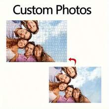 500/1000 Pieces, Custom DIY Paper Puzzles, Photo Custom Portraits, Real-Life Objects, Handmade For Couples, Birthdays, Holidays, Christmas, Halloween, Game Gifts, Adult Customization, Family Albums, Wedding Photos - Multicolor - View 10