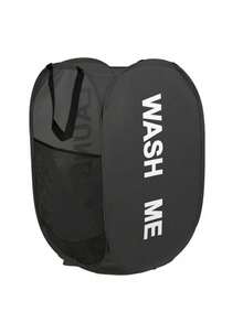 Mesh Laundry Basket, Pop-Up Collapsible Laundry Hamper With Handle, Large Side Pocket, Suitable For Kids Room, Dorm, RV, Cruise, Grey Closet Storage Organizer Basket, Essential Bedroom, Dorm Clothes Storage Organizer Bag, Storage Box, Laundry Bag, Washing Machine Bag, For Laundry, Bathroom, Travel, Can Store Dirty And Clean Clothes, Bras, Dorm Essential, Closet Organizer - Multicolor - View 9