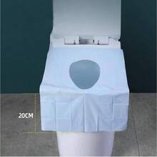 50 fundas desechables para asiento de inodoro, paquete individual para viajes, para entrenamiento de bao y adultos 50 piezas - 50 piezas - Ver 9