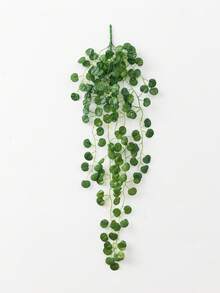 MEHELANY 3/1 件人造植物假桉树藤条人造悬挂绿植，假常春藤叶装饰，仿悬挂绿植植物室内外防紫外线适用于家庭客厅厨房壁挂装饰、感恩节礼物、家居装饰、花园、办公室、阳台、婚礼装饰 - 綠色 - 查看 3