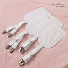 4pcs Universal Bedding Clip - Adjustable Strap System For Mattress/Sofa Mat Thickness, Hotel Quality Fixed Kit - 4-pack Sheet Holders - View 11