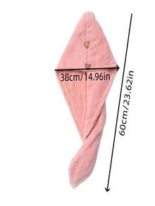 Mũ khăn thấm hút cao dành cho nữ - Sợi nhỏ hai lớp, màu pastel mềm mại | Khăn quấn làm khô tóc nhanh khô & xứng tầm spa - Nhiều màu - Xem 3