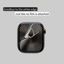 [3 In1 Kit] 2 Pcs TPU Film And 1 Pack Watch Band For 40mm/41mm/44mm/45mm/49mm Smart Watch4/5/6/7/8/9/Ultra1/Ultra 2 , [Flexible For Curved Screen] Full Coverage Bubble-Free - HD Clear & Self-Healing