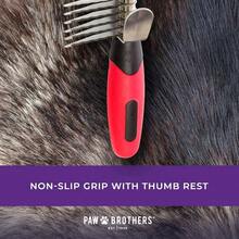 Paw Brothers 12 Blade Fine Coat Rakke - Mini 6 Cuchillas - Ver 4