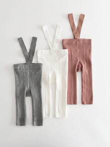 3条装婴儿打底裤，柔软舒适，儿童紧身裤/裤子 - 彩色 - 查看 24