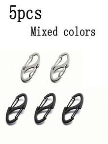 1/5/10pcs Backpack Zipper Lock Set For Men And Women Easy-Pull Buckle Anti-Theft Zipper Clip - Keep The Zipper Closed - Backpack Buckle With Two Spring Buckles For Luggage Suitcase Handbags Keys Purse DIY Accessories Travel Essentials Multi-Functional S Buckle Hook For Travel Camping Outdoor Beach Summer Vacation Back To School Travel Accessories Travel Must Haves Holiday School Accessories Supplies Stuff Back To School Supplies - Multicolor - View 14