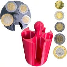 KOWTREJO Organizador de Monedas para Auto o Carro Porta Vasos (5 tamaños) (Gris) - gris - Ver 10