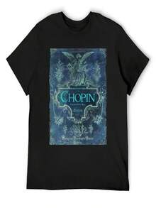 Frederick Chopin Blue T-Shirt Plus Size Tops For A Boy Quick-Drying Shirts Men Graphic