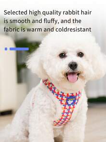 Arnés de perro suave y mullido con correas ajustables y hebillas de metal - Chaleco cómodo para perros pequeños y medianos, lavar a mano, arnés para perros, equipo de para mascotas, accesorio para mascotas con estilo, hebillas de metal seguras - Multicolor - Ver 10