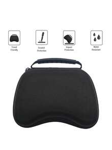 1 Set Of 1 Controller Storage Bag + 1 Game Protective Case + 2 Joystick Caps, Compatible With Xbox One, Anti-Dust, Anti-Scratch, Anti-Slip, Enhancing Gameplay Experience - Multicolor - View 2