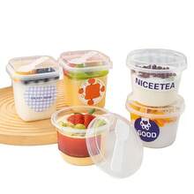 20pcs Transparent Party Cups With Lids And Spoons - Heavy Duty Polypropylene (PP) Square And Round Dessert Bowls, Suitable For Birthday, Christmas, Easter, Thanksgiving, Mother's Day - Leak-Proof, Dishwasher - Ideal For Ice Cubes, Cakes, Yogurt, Fruit Parfaits - Perfect For Parties, Picnics, Everyday Use - Multiple Colors Available (Green, Orange, Red, White, Brown, Blue, Pink, Yellow, Black), Mini Dessert Cups With Lids, Disposable Dessert Cups, Dessert Cups With Spoons - Transparent - View 11